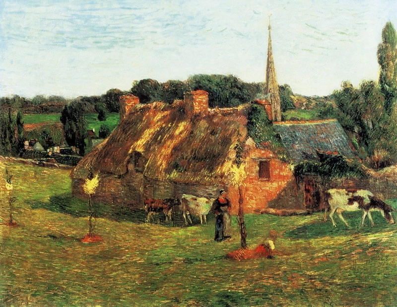 Le Champ Lollichon e la chiesa di Pont - Aven